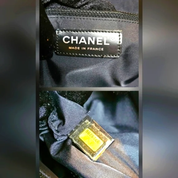 CHANEL BROWN NEW TRAVEL LINE NYLON TOTE BAG - Picture 7 of 9